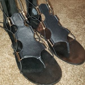 Apt 9 black sandals no box sz 8